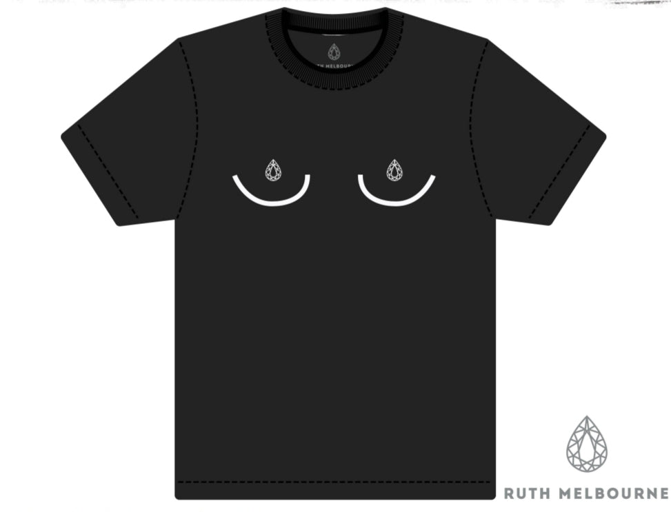 Organic Black Logo T-shirt