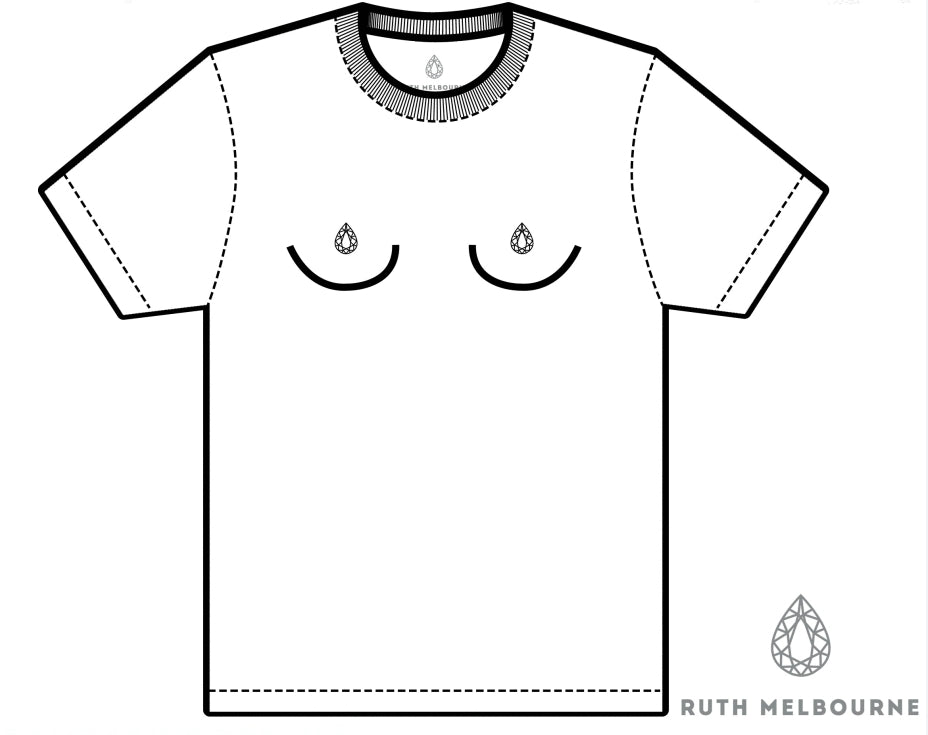 Organic White Logo T-shirt