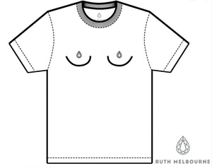 Organic White Logo T-shirt