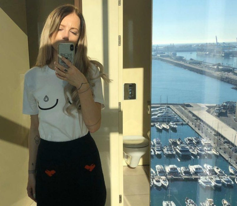 Organic White Logo T-shirt