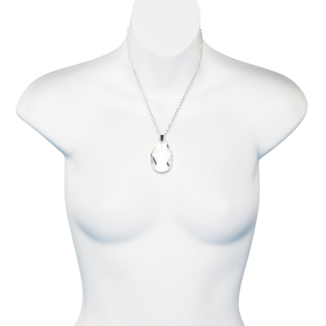 PIEandFASH COLLAB SWAROVSKI CRYSTAL TEARDROP CHAIN